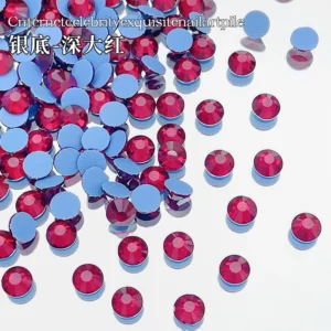Glass Crystal Flatback Rhinestones for Nail Art and DIY Crafts