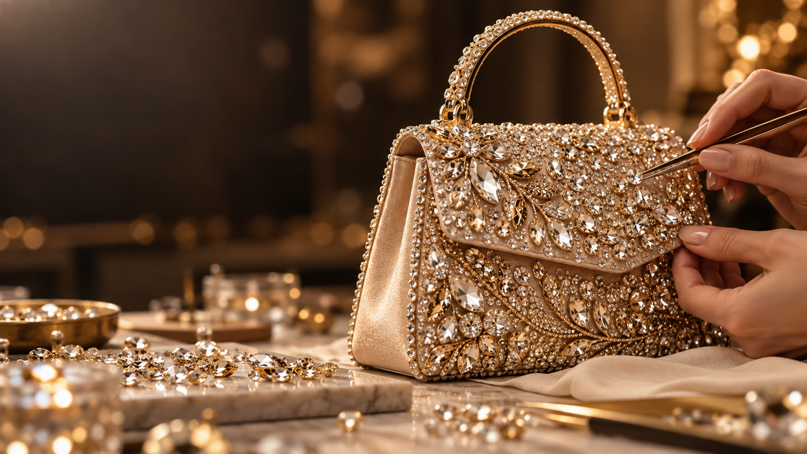 Rhinestone craft concept image