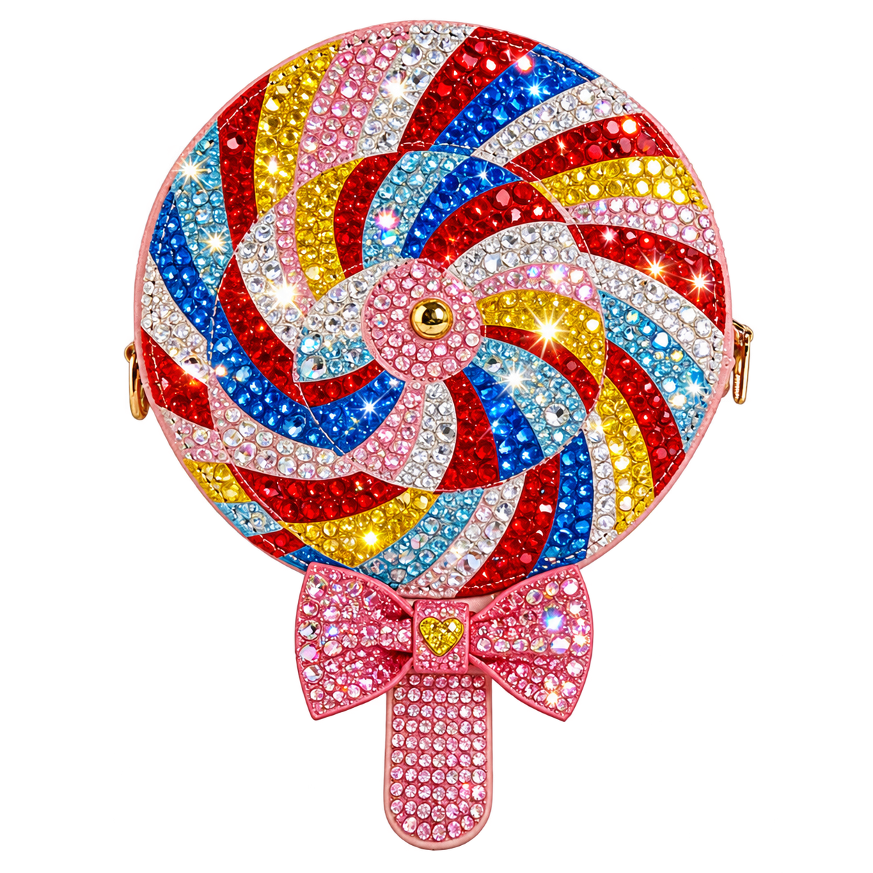 Lollipop bag after rhinestone decoration
